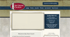 Desktop Screenshot of bayshorechurch.org